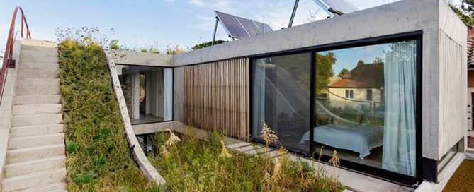 Proyecto de vivienda sustentable moderna en Mendoza