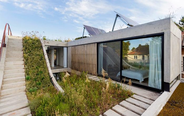 Proyecto de vivienda sustentable moderna en Mendoza