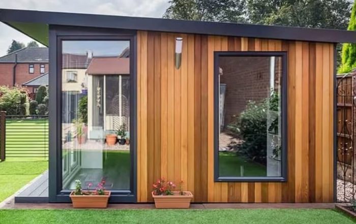 Casa prefabricada moderna con diseño modular