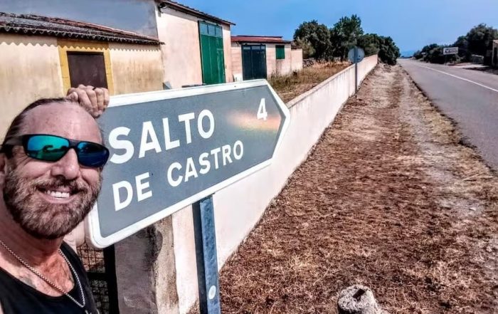 Pueblo abandonado en España Salto de Castro en la provincia de Zamora