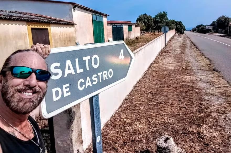 Pueblo abandonado en España Salto de Castro en la provincia de Zamora